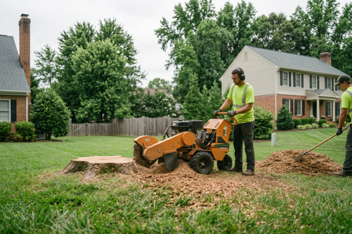 Stump Grinding in Richmond, VA: What Happens After a Tree Is Removed?