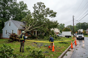 Fallen Tree Removal in Richmond, VA: What Homeowners Should Do First