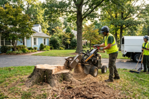 How Long Does Stump Grinding in Richmond, VA Usually Take?