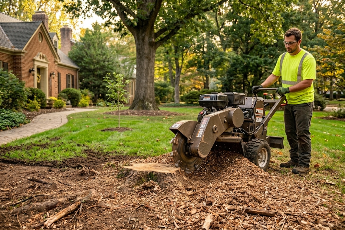 Stump Grinding in Richmond, VA: Costs & Yard Recovery Guide