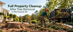 Full Property Cleanup After Tree Removal in Richmond VA