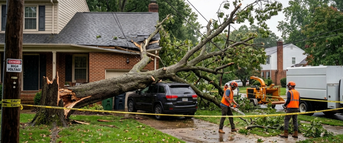 Fallen Tree Removal Happen in Richmond, VA
